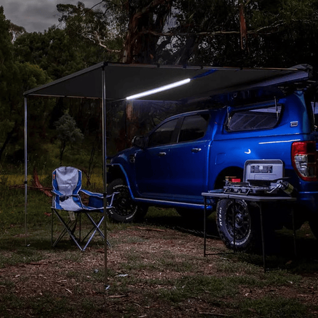 Toldo Lateral Camping Con Base Aluminio Y Led 12v 2