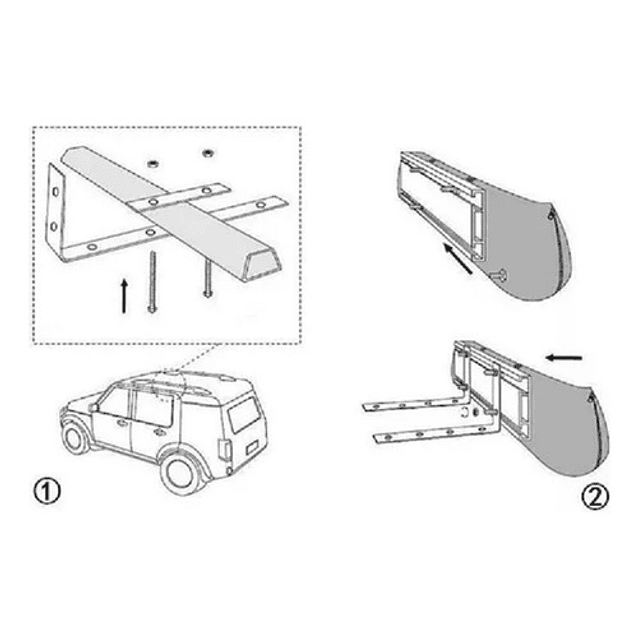 Toldo Lateral Camping Con Base Aluminio Y Led 12v 5