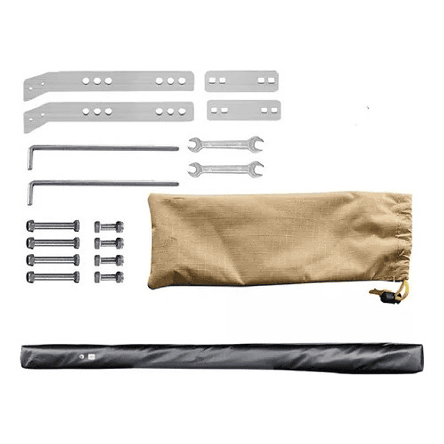 Toldo Lateral Camping Con Base Aluminio Y Led 12v 6