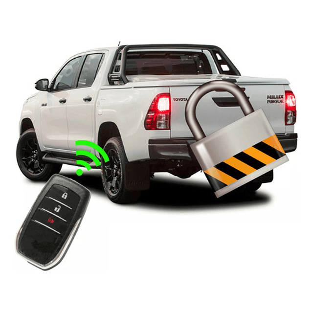 Cierre Centralizado De Portalon Para Toyota Hilux 2015+ 2