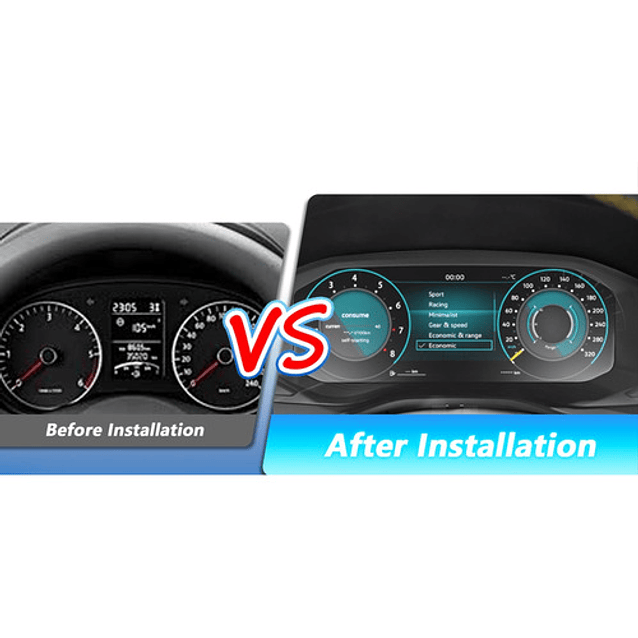 Tablero Led Para Vw Amarok 2017+ 2