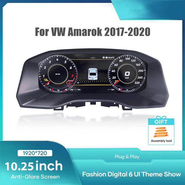 Tablero Led Para Vw Amarok 2017+ 4