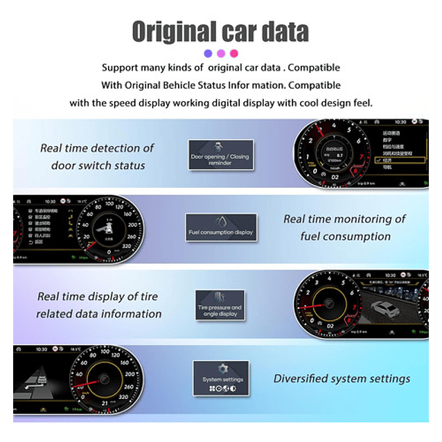 Tablero Led Para Vw Amarok 2017+ 5