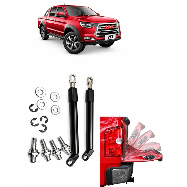Amortiguador Portalon Jac T6 Y T8 2018 - 2024 Kit Par 1