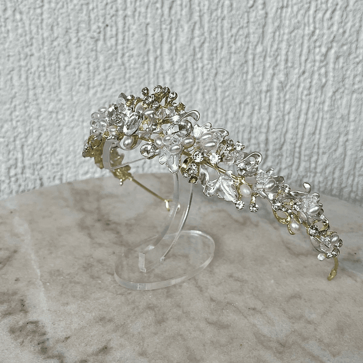 Tiara Fátima Dorada 3