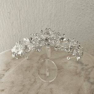 Tiara Fátima Plateada