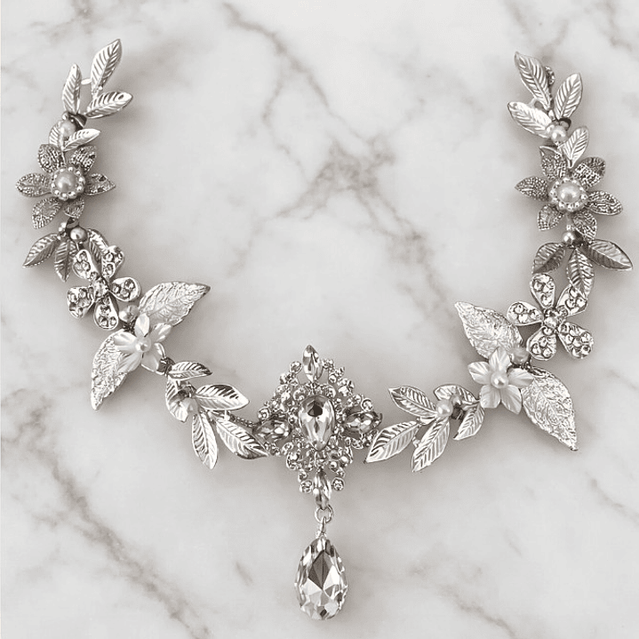 Tocado Novia Fiora/ (a pedido) 1