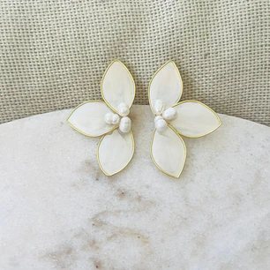 Aros Cristalizados media Flor