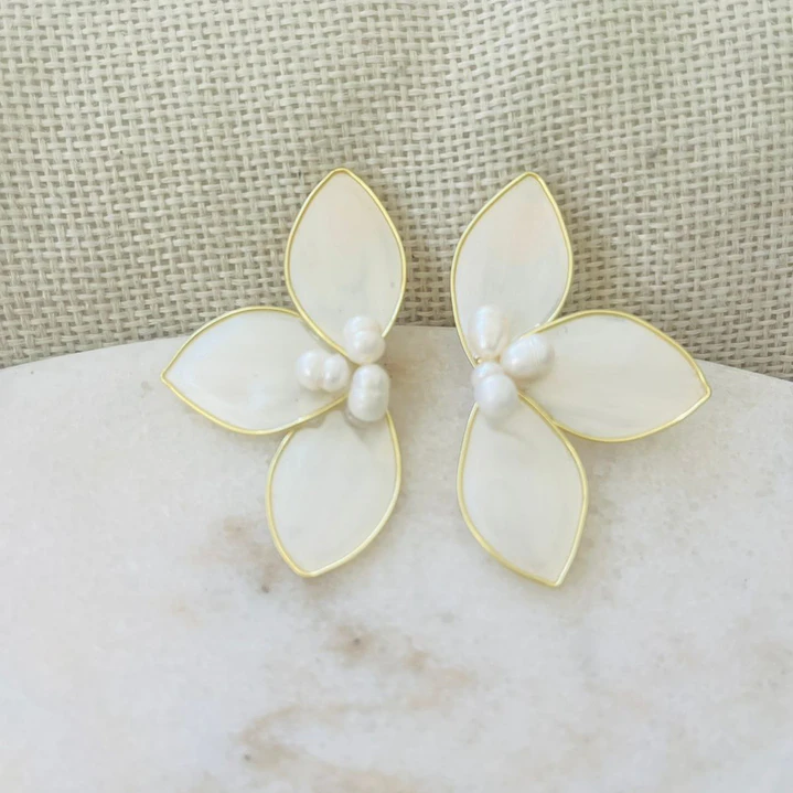 Aros Cristalizados media Flor 3