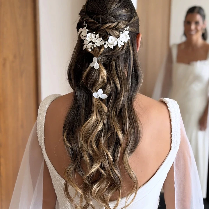 Tocado de novia Evelisse 3