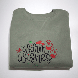 Camisa bordada Warm Wishes