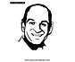 Caricatura de rosto em preto e branco para Logotipo Marca Logomarca uso comercial de divulgação - Thumbnail 2