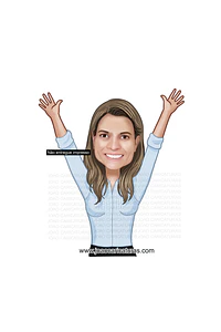 Caricatura personagem avatar redes sociais