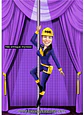Caricatura aniversário mulher escalando, alpinismo,jump, montanhismo, mãe filha , dançarina, acrobacias, super, destemida, corajosa, polidance, fantasia, palco, cortinas,show,cat woman - Thumbnail 1