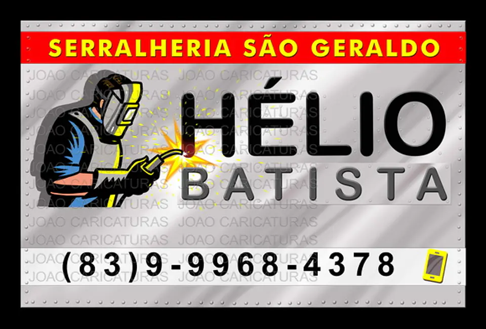 Cartão profissional com caricatura 5