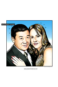 Desenhos Digitais Super Personalizados no Estilo História em Quadrinhos um belo presente que surpreende. Encomende o seu agora!