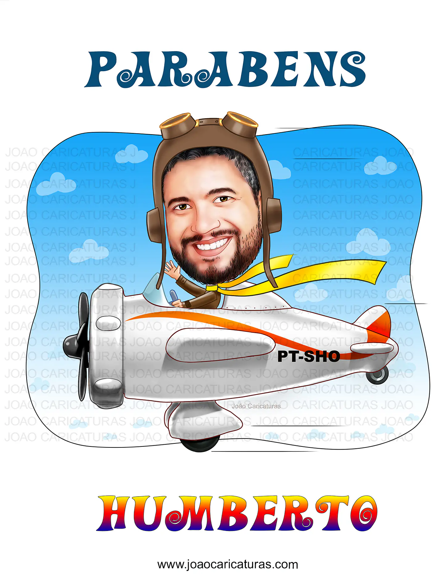 Caricatura Personalizada Motoqueiro e Motoboy | Presente para Aniversário e Profissões 2