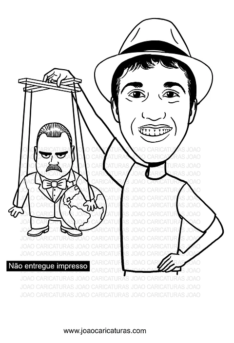 Desenhos e caricatura linda de rosto em traço preto homem marido esposo hq traço com cor presente  quadro banner presente moderno boa idéia fino surpresa melhor  idéia aniversário marionete