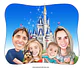 Caricatura Personalizada de Família Completa (Preço por Pessoa) - Thumbnail 3