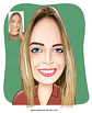 Caricatura digital engraçada com distorção de rosto narizão  caricatas divertidas - Thumbnail 3