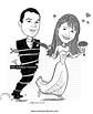 Caricatura Personalizada de Casal para Casamento | Noivos em Estilo Premium - Thumbnail 5