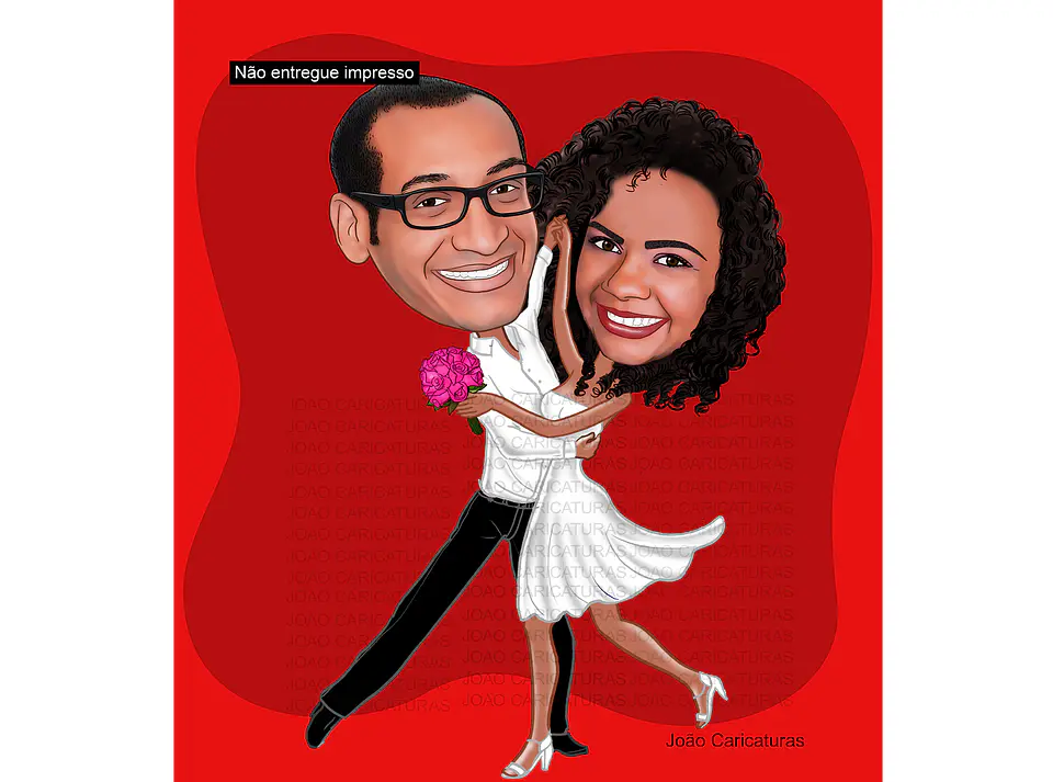 Caricaturas  casamento, casal dançando, bolero, noivos dançarinos, jogado game, joystik, controle remoto enfermeira dançarino 3