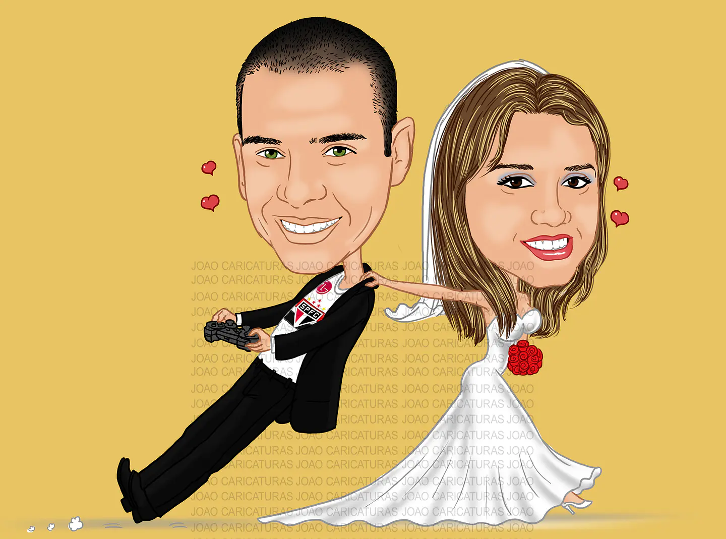 Caricaturas  casamento, casal embarcando,noivo sentado, avião, notebook, lua de mel, noiva laçada corda, moderna, puxando gravata, parecida, alterofilista, felizes, musculoso, noiva no colo confeitera 3