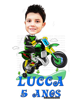 Caricatura aniversário criança filho neto sobrinho  moto motoquinha bebê motoqueiro camisa time galinha bebê garoto filho menino pat animal estimação 3 4 5 6 7 8 9 10 anos
