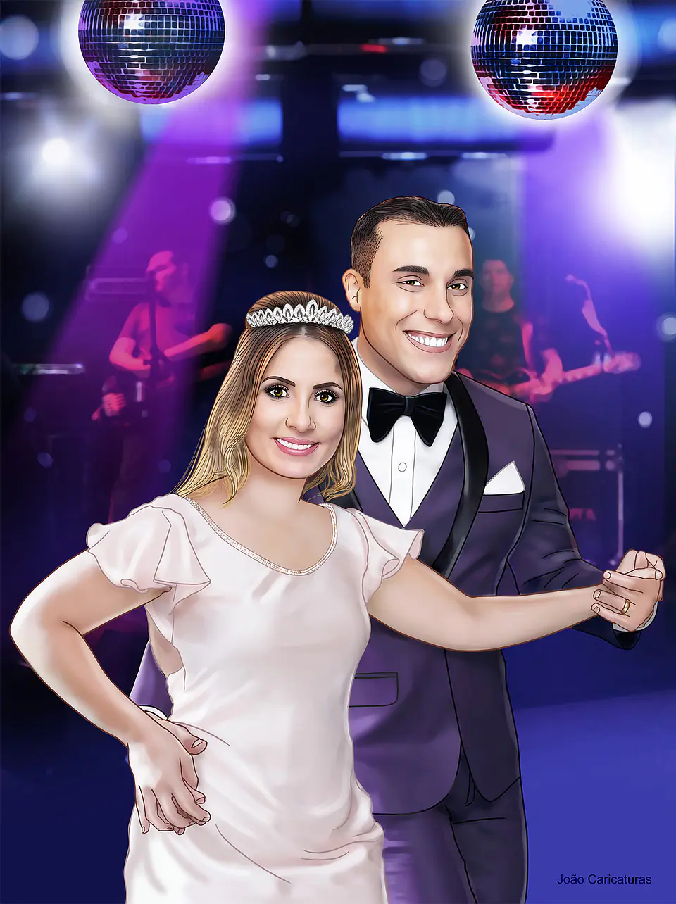 caricaturas Pintura Realista casal deitados abraçando apaixonados sensual romântica  digitais delicados imitando tela a óleo 2