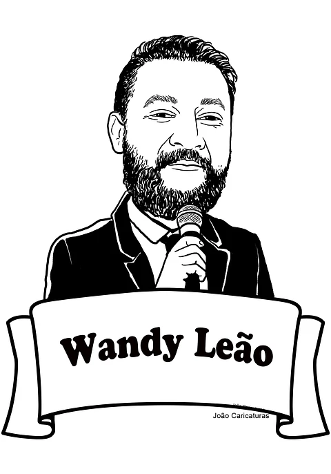 Desenhos e caricatura linda de rosto em traço preto homem marido esposo hq traço com cor presente  quadro banner presente moderno boa idéia fino surpresa melhor  idéia aniversário marionete