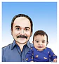 Caricatura de Família Personalizada | Pai, Mãe, Filhos, Avós e Netos - Thumbnail 3