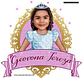 Caricatura criança, menina, bebê, sapo, princesa, lago, 1 ano 2 3 4 5 6 7 8 9 10 11 12 13 linda, bebezinha, princesinha, desenho, festa, aniversário, tiara dourada - Thumbnail 2