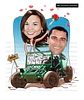 caricatura digital aniversariante dirigindo carro trilha, carro aranha, gaiola, off road, jipe, quadriciclo, dirigindo, pilotando - Thumbnail 2