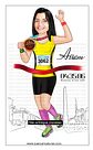 Caricatura de Maratonista Personalizada | Corredor, Atleta e Esportista - Thumbnail 3
