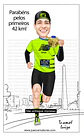 Caricatura de Maratonista Personalizada | Corredor, Atleta e Esportista - Thumbnail 4