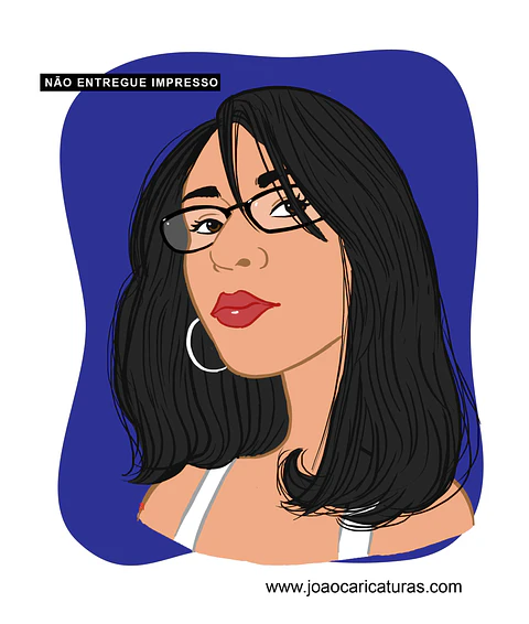 Caricatura rosto estilo cores chapadas, divertida, alegre, decorativa, melhor, viva, desenho rosto funcionários, empresa, avatar, para camiseta, 