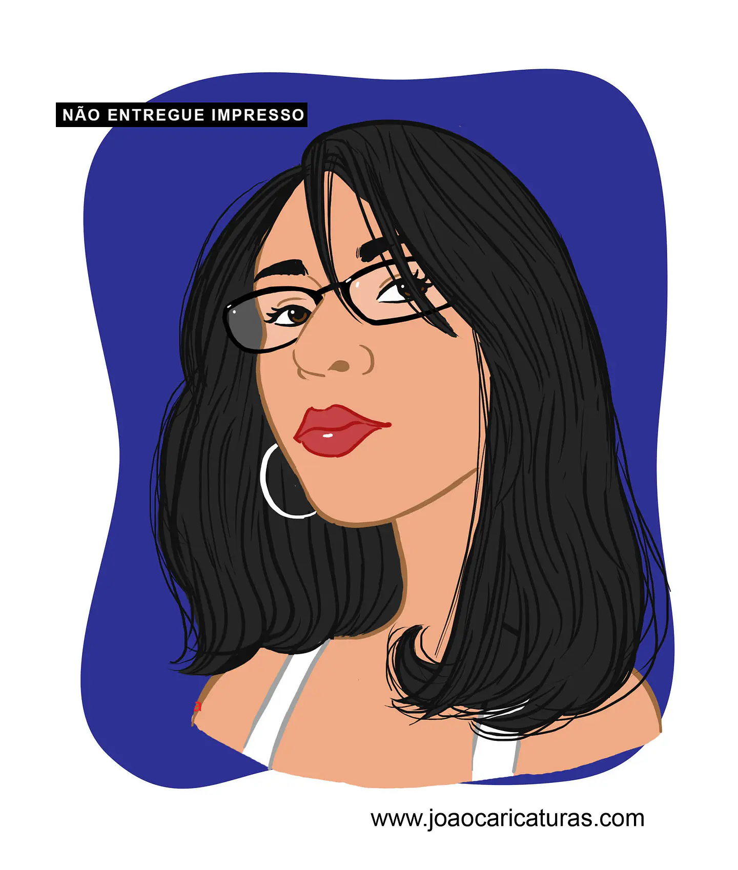 Caricatura rosto estilo cores chapadas, divertida, alegre, decorativa, melhor, viva, desenho rosto funcionários, empresa, avatar, para camiseta,  2