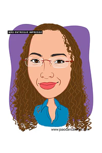 Caricatura rosto estilo cores chapadas, divertida, alegre, decorativa, melhor, viva, desenho rosto funcionários, empresa, avatar, para camiseta, 