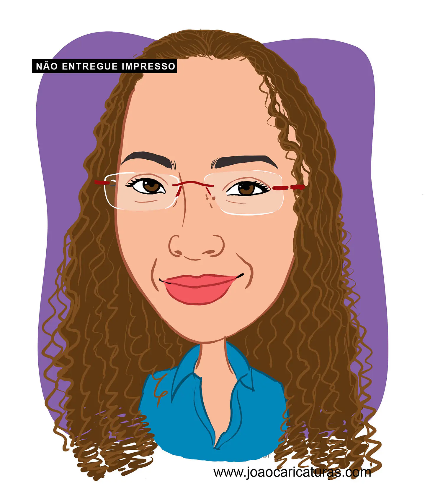 Caricatura rosto estilo cores chapadas, divertida, alegre, decorativa, melhor, viva, desenho rosto funcionários, empresa, avatar, para camiseta,  3