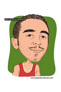 Caricatura rosto estilo cores chapadas, divertida, alegre, decorativa, melhor, viva, desenho rosto funcionários, empresa, avatar, para camiseta, 