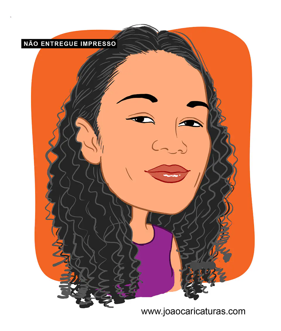 Caricatura rosto estilo cores chapadas, divertida, alegre, decorativa, melhor, viva, desenho rosto funcionários, empresa, avatar, para camiseta,  6