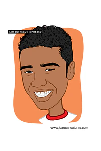 Caricatura rosto estilo cores chapadas, divertida, alegre, decorativa, melhor, viva, desenho rosto funcionários, empresa, avatar, para camiseta, 