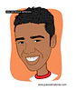 Caricatura rosto estilo cores chapadas, divertida, alegre, decorativa, melhor, viva, desenho rosto funcionários, empresa, avatar, para camiseta,  - Thumbnail 7