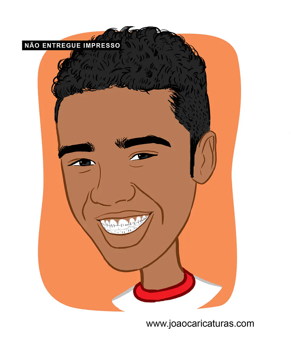 Caricatura rosto estilo cores chapadas, divertida, alegre, decorativa, melhor, viva, desenho rosto funcionários, empresa, avatar, para camiseta,  7