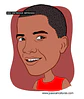 Caricatura rosto estilo cores chapadas, divertida, alegre, decorativa, melhor, viva, desenho rosto funcionários, empresa, avatar, para camiseta,  - Thumbnail 8