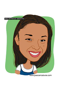 Caricatura rosto estilo cores chapadas, divertida, alegre, decorativa, melhor, viva, desenho rosto funcionários, empresa, avatar, para camiseta, 