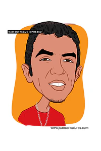 Caricatura rosto estilo cores chapadas, divertida, alegre, decorativa, melhor, viva, desenho rosto funcionários, empresa, avatar, para camiseta, 