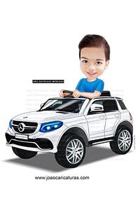 Caricatura aniversário, banner, decoração, convite,  criança, filho, neto, sobrinho, piloto, carrão,carro, infantil, esportivo, veloz, pilotando, pit stop, macacão, camaro amarelo, capacete, carros,  
