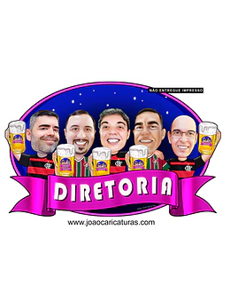Caricatura amigos (valor por pessoa), desenho personalizado, turma, diretoria, conhecidos, irmãos juntos, família, brindando, caneca, festa, time, camisa, camiseta