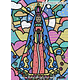 Desenho digital super colorido, São Jorge e Dragão, Santo Antônio, Nossa senhora Aparecida, São Francisco ( baseado no estilo do artista Romero Brito)
